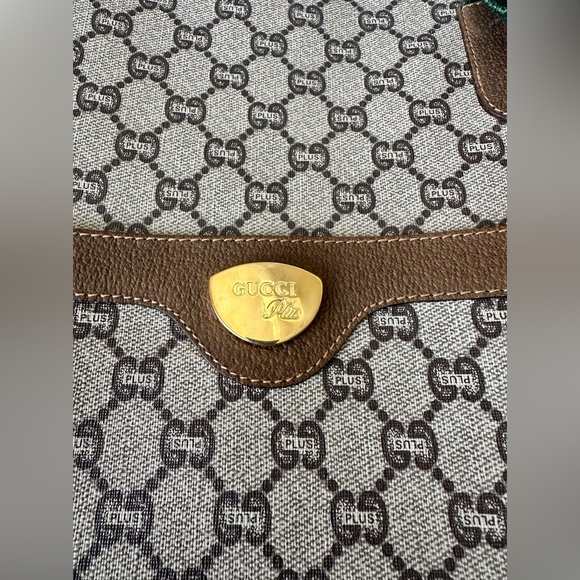 Gucci Plus PVC leather Tote Bag with attached Key Chain Wallet - Picture 4 of 16